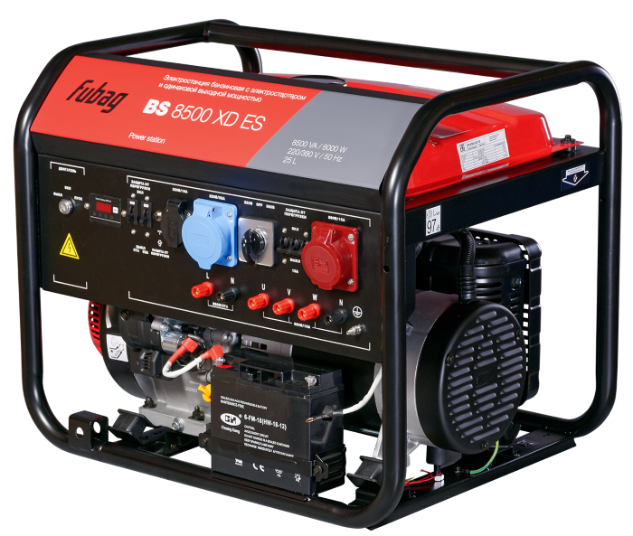 Генератор бензиновый FUBAG BS 8500 A ES DUPLEX с возможностью автоматизации