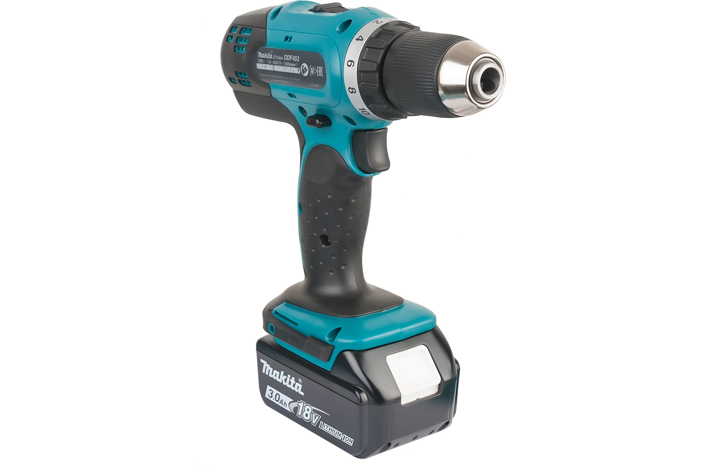 Аккумуляторная дрель-шуруповерт Makita DDF 453 RFE