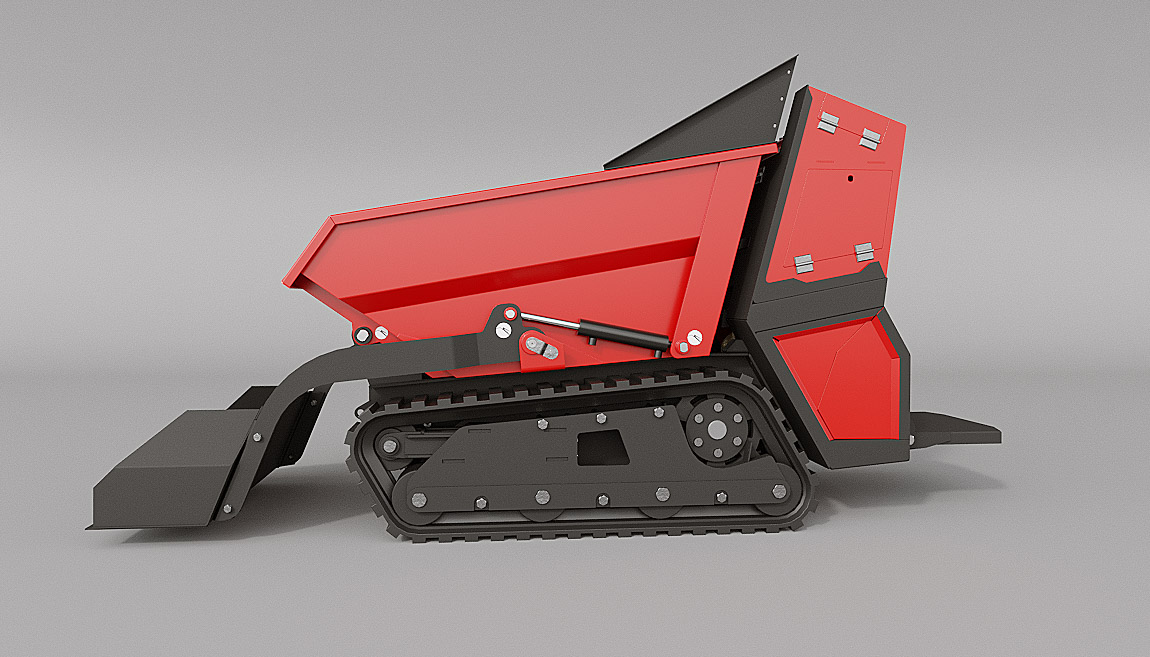 Мини трактор думпер RED RDB 800
