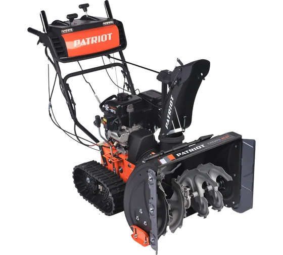 Снегоуборщик гусеничный бензиновый PATRIOT Сибирь 85 ЕТ с электростартером