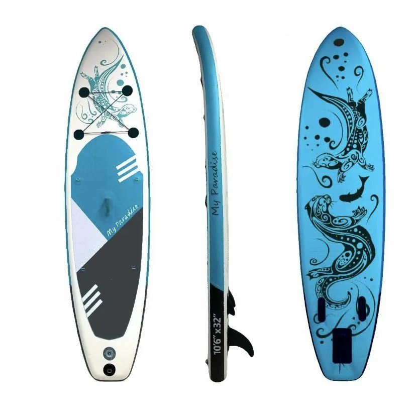 Доска надувная Sup board с веслом двухслойная